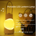 Lámpara LED LED portátil de 1200 mAh con música